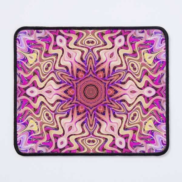 Item preview, Boho Vibes Kaleidoscope Abstract Maximalist Style Hippie Colors Mix of Cream Lilac Violet Mauve 14 of 16 designed and sold by Beachy.