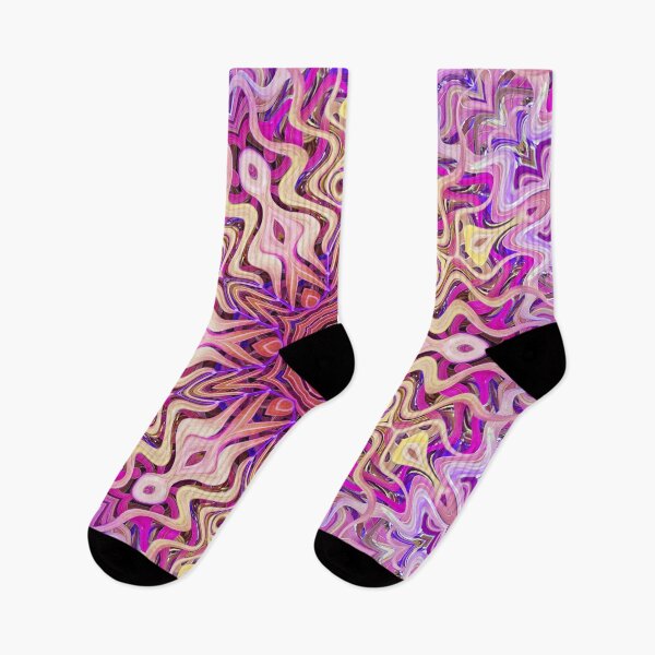 Item preview, Boho Vibes Kaleidoscope Abstract Maximalist Style Hippie Colors Mix of Cream Lilac Violet Mauve 14 of 16 designed and sold by Beachy.