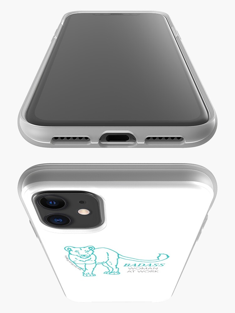 Alternate view of Badass Woman at Work iPhone Case & Cover