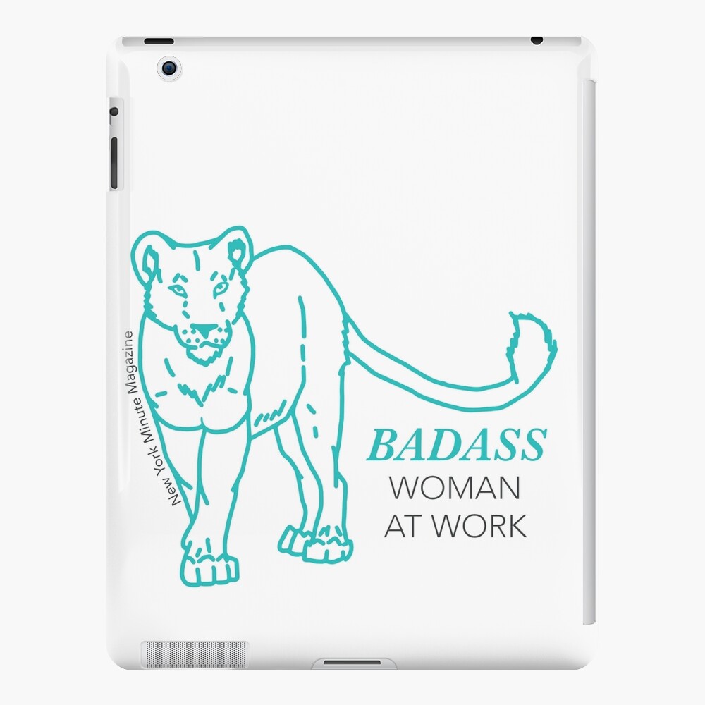 Badass Woman at Work iPad Case & Skin