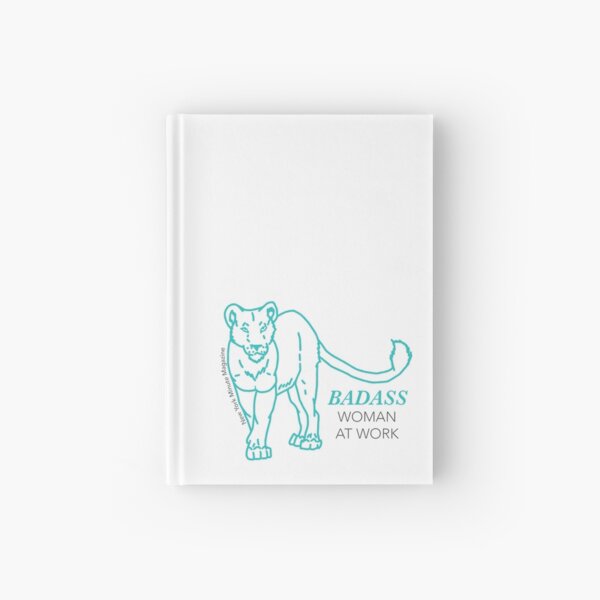 Badass Woman at Work Hardcover Journal