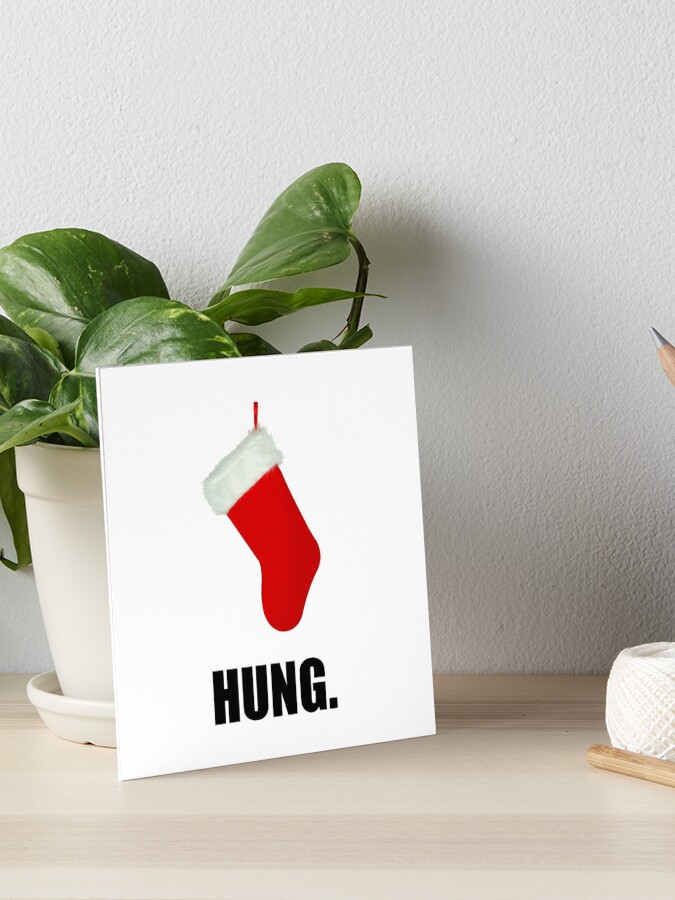 Christmas Stocking Hung Joke Greeting Card for Sale by TheBestStore