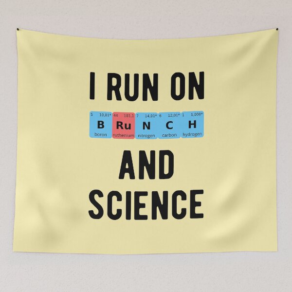 Item preview, I Run On Brunch And Science II designed and sold by Lemon Pepper.