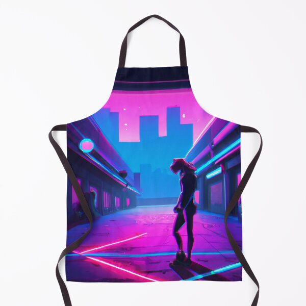 Item preview, A person standing in a room with neon lights designed and sold by aryan-gallery.