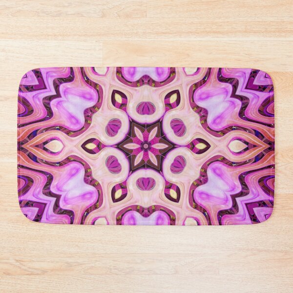 Item preview, Boho Vibes Kaleidoscope Abstract Maximalist Style Hippie Colors Mix of Cream Lilac Violet Mauve 15 of 16 designed and sold by Beachy.