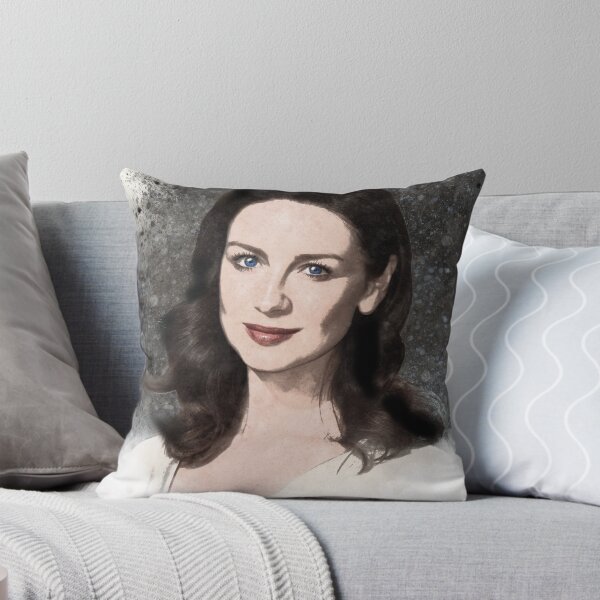 Caitriona's moon Throw Pillow