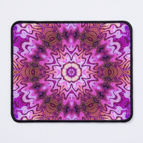 Item preview, Boho Vibes Kaleidoscope Abstract Maximalist Style Hippie Colors Mix of Cream Lilac Violet Mauve 16 of 16 designed and sold by Beachy.