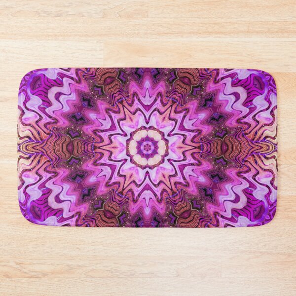 Item preview, Boho Vibes Kaleidoscope Abstract Maximalist Style Hippie Colors Mix of Cream Lilac Violet Mauve 16 of 16 designed and sold by Beachy.