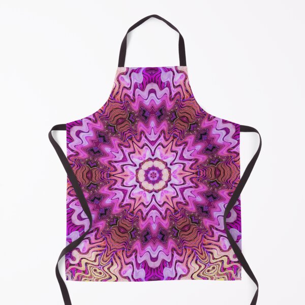 Item preview, Boho Vibes Kaleidoscope Abstract Maximalist Style Hippie Colors Mix of Cream Lilac Violet Mauve 16 of 16 designed and sold by Beachy.