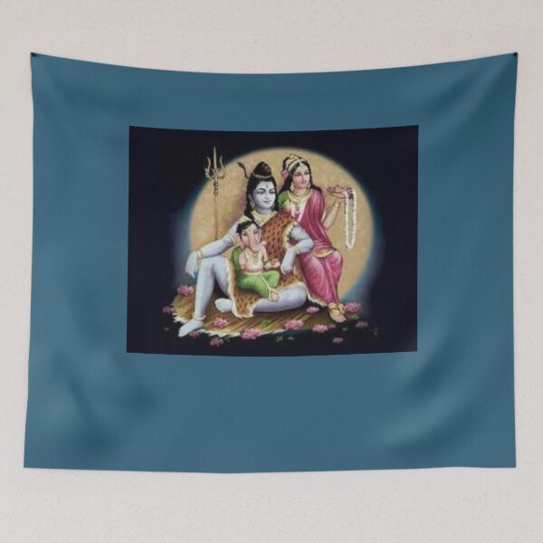 Item preview, Indian Gods Shiva Parvati and Ganesha designed and sold by AmosNolann.