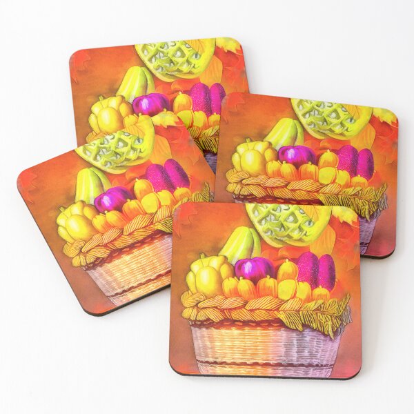 Item preview, Fruits and vegetables in a basket designed and sold by AnnArtshock.