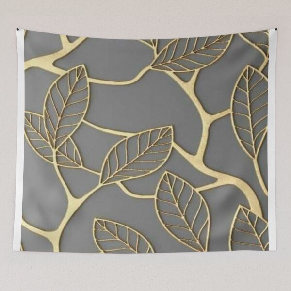 Item preview, Gold Leaf Twig Mural designed and sold by NengShop.