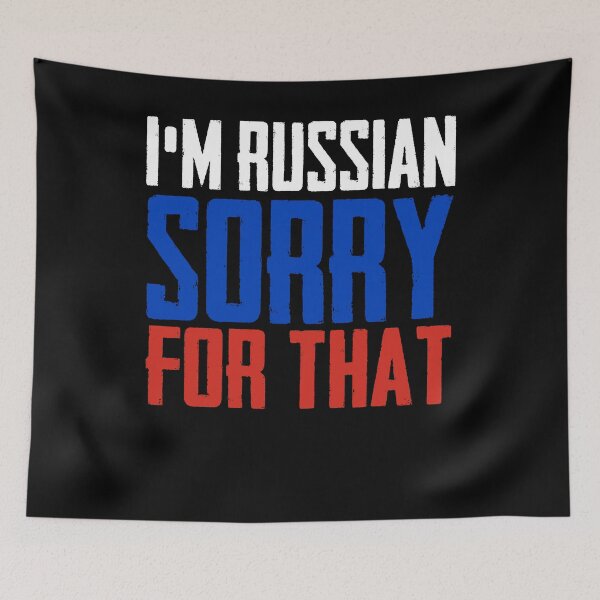 Item preview, Sorry For That Russian designed and sold by kibbeegaddisi.