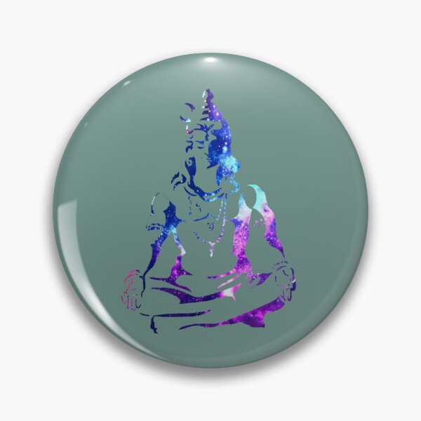 Item preview, Adiyogi Meditating Galaxy  designed and sold by AmosNolann.