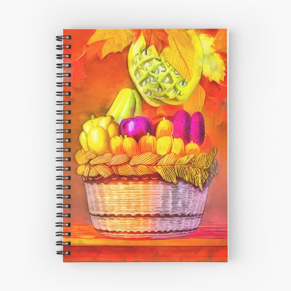 Item preview, Fruits and vegetables in a basket designed and sold by AnnArtshock.
