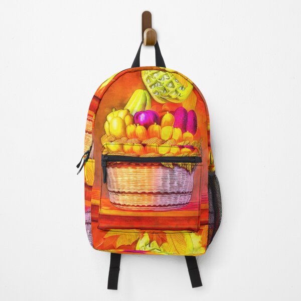 Item preview, Fruits and vegetables in a basket designed and sold by AnnArtshock.