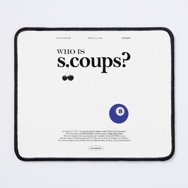 Item preview, who is s.coups? designed and sold by glaciva.