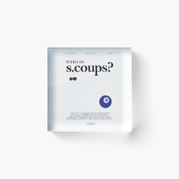 Item preview, who is s.coups? designed and sold by glaciva.