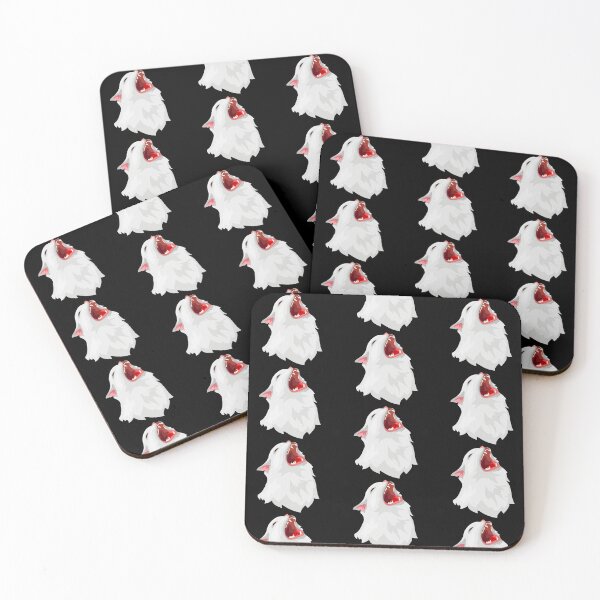 Item preview, White Cat Screaming, Cursed Cat Images designed and sold by printify.