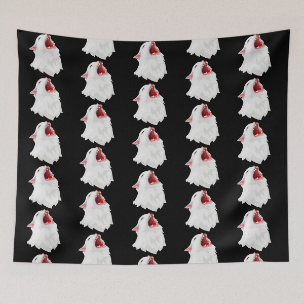 Item preview, White Cat Screaming, Cursed Cat Images designed and sold by printify.