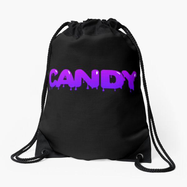 Candy Purple Drawstring Bag