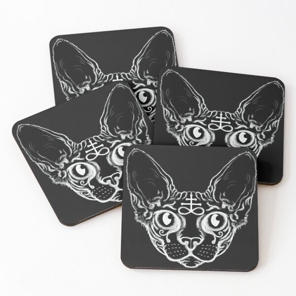 Item preview, Sphinx black cat designed and sold by ShayneoftheDead.
