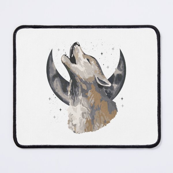 Item preview, Howling Wolf To The Moon designed and sold by patternprint1.