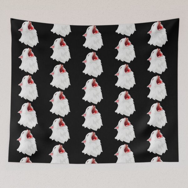 Item preview, White Cat Screaming, Cursed Cat Images designed and sold by printify.