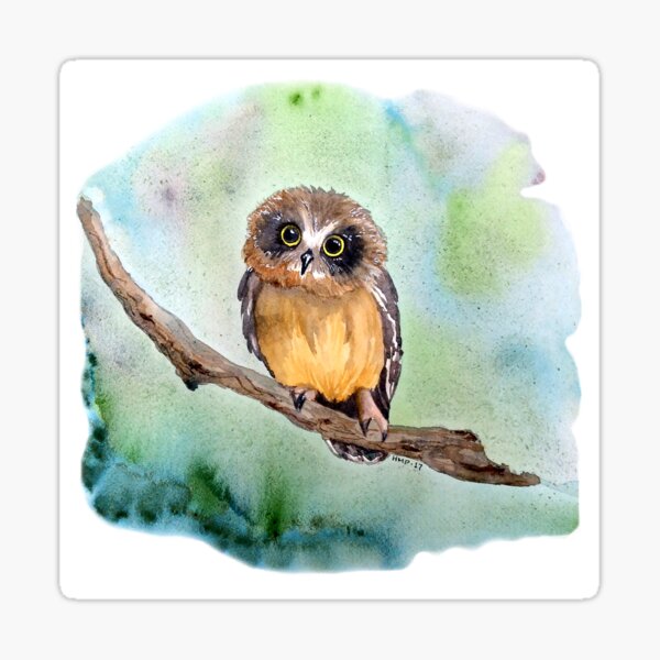 Baby Owl Sticker