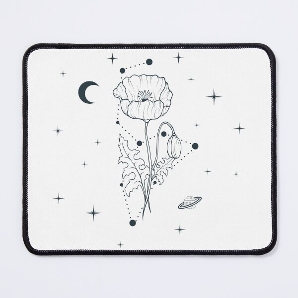 Item preview, August Poppy Birth Flower Constellation designed and sold by OmniRoseArt.
