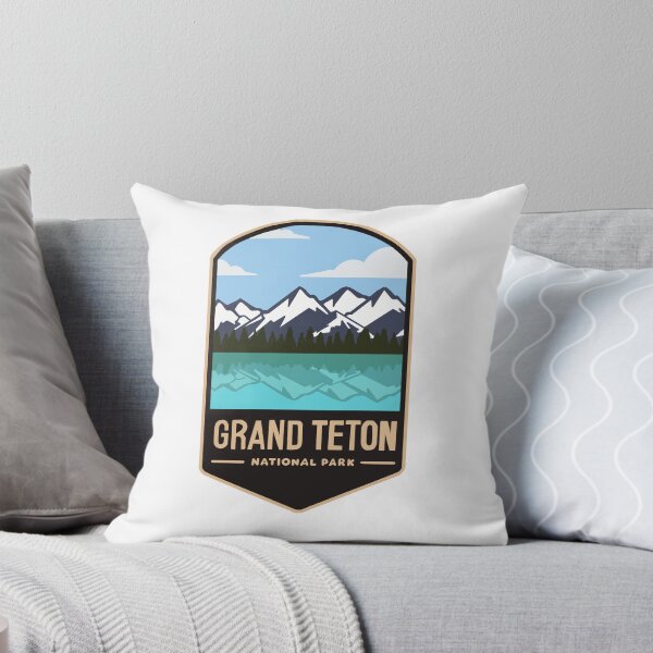 Item preview, Grand Teton National Park Badge designed and sold by rachel-pal.