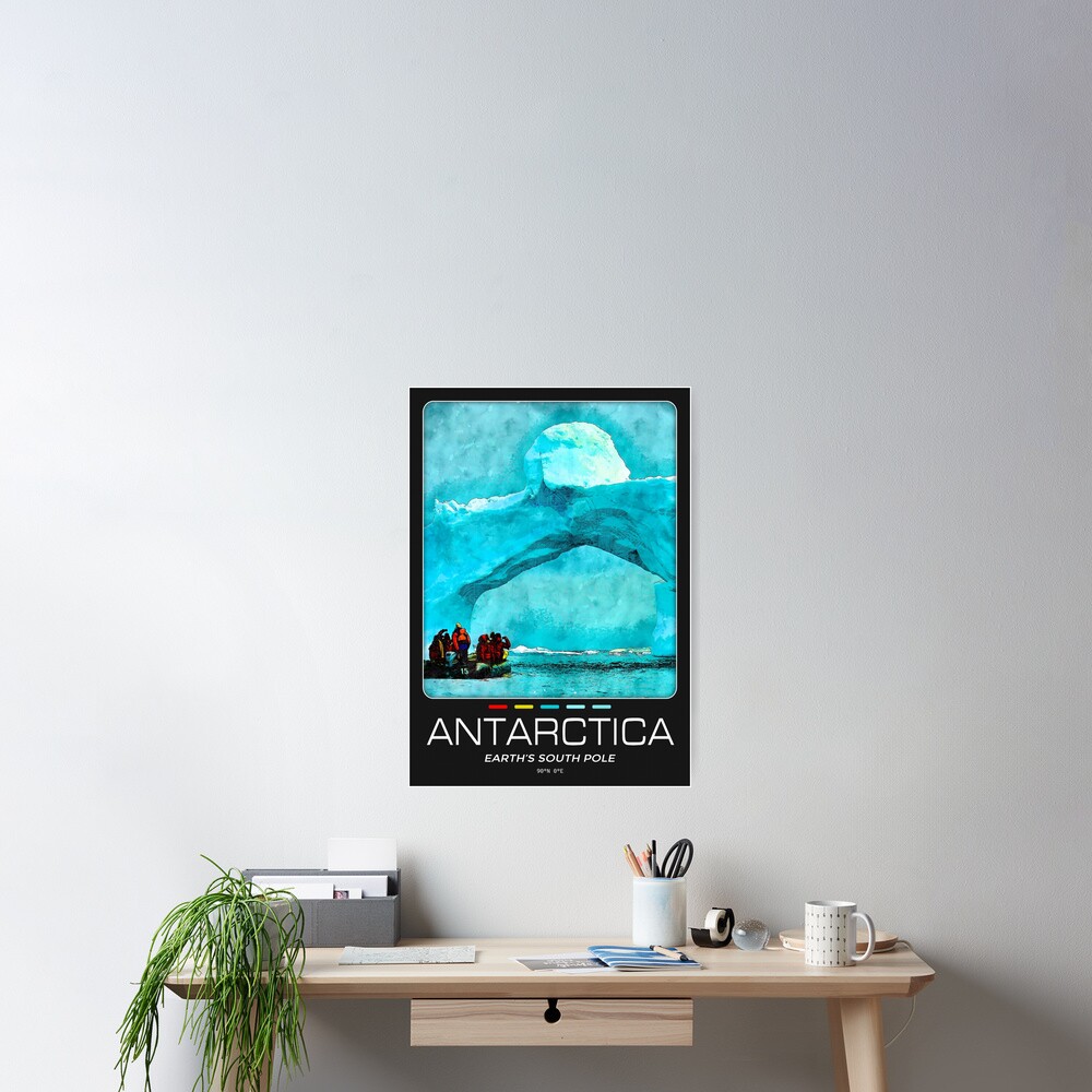 "Antarctica City" Poster for Sale by nifroart2022 Redbubble