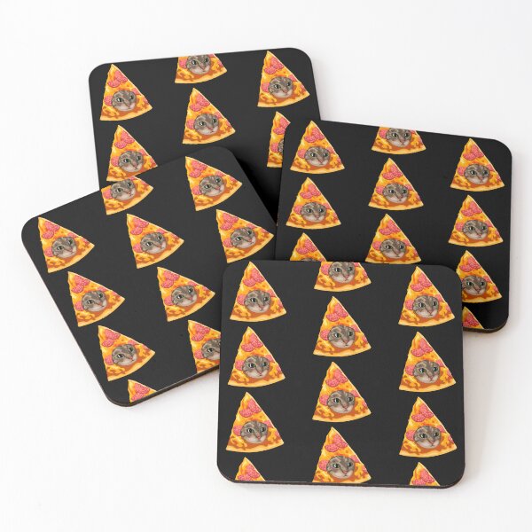 Item preview, Funny Pizza Cat, Cursed Cat Images designed and sold by printify.