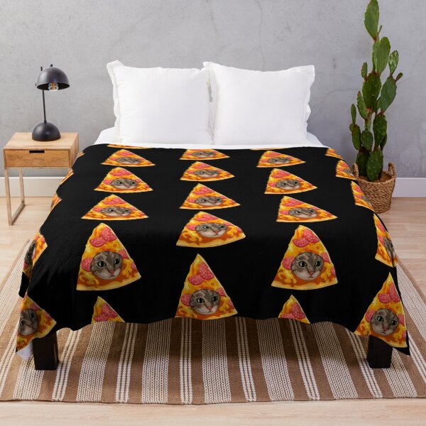 Item preview, Funny Pizza Cat, Cursed Cat Images designed and sold by printify.