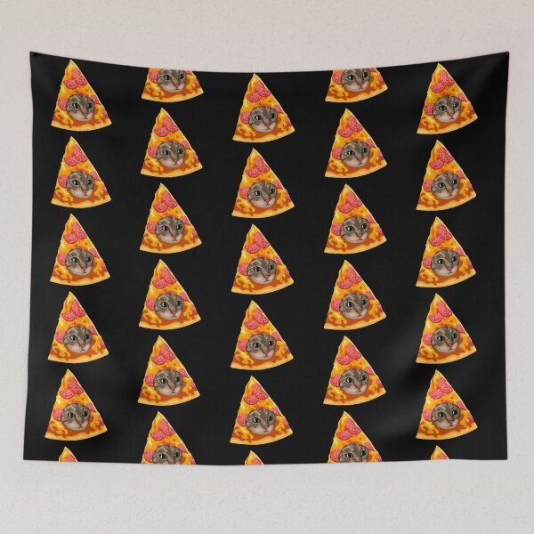 Item preview, Funny Pizza Cat, Cursed Cat Images designed and sold by printify.