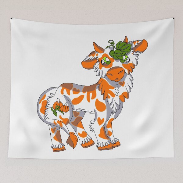 Item preview, Pumpkin cow  designed and sold by skywolfcreation.