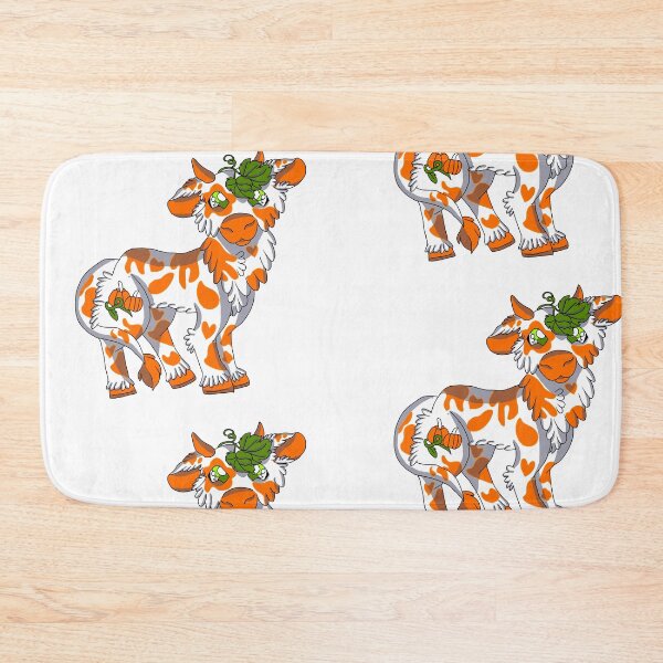 Item preview, Pumpkin cow  designed and sold by skywolfcreation.