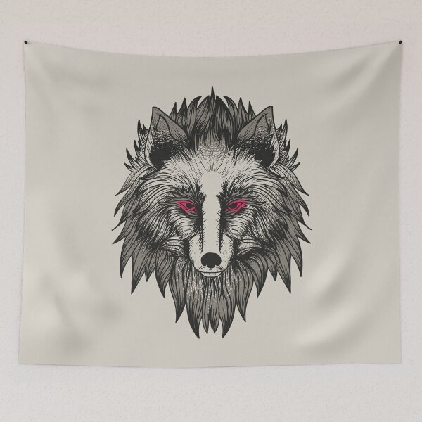Item preview, Lone Wolf Drawing designed and sold by patternprint1.