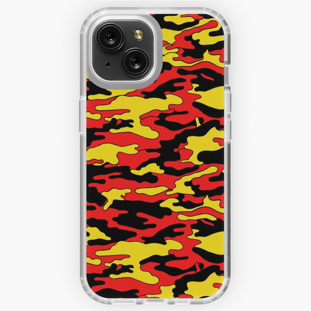 Red & Yellow Camo Graphic T-Shirt for Sale by Corey Paige Designs