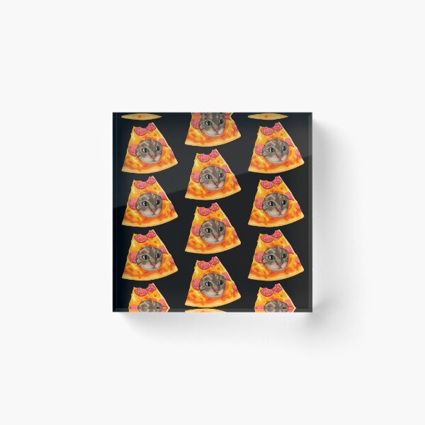 Item preview, Funny Pizza Cat, Cursed Cat Images designed and sold by printify.