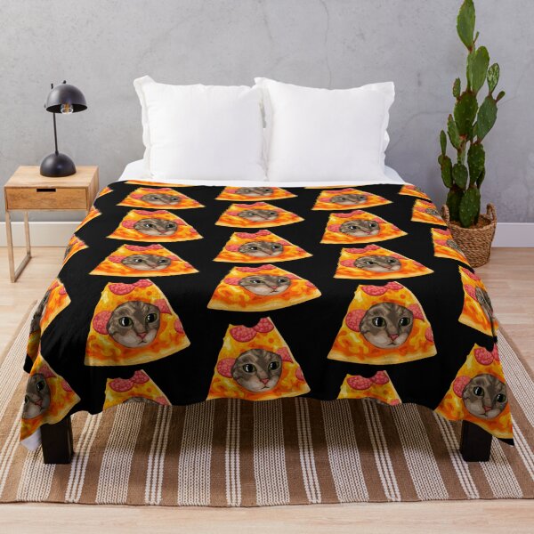 Item preview, Funny Pizza Cat, Cursed Cat Images designed and sold by printify.
