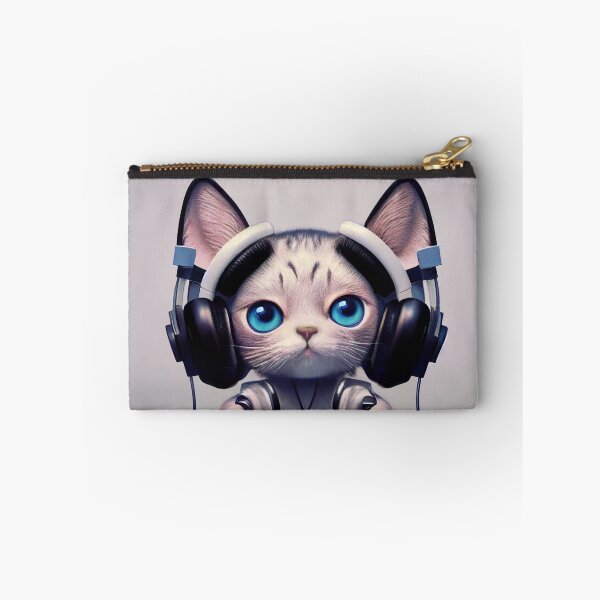 Item preview, Cute Dj Cat designed and sold by NEWCUTIE.