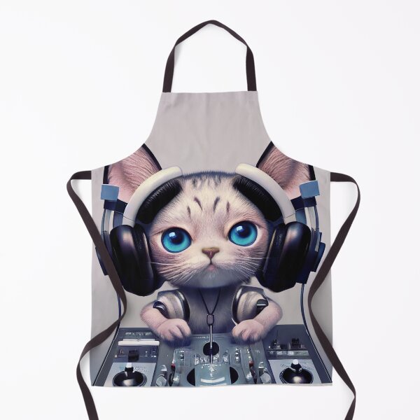 Item preview, Cute Dj Cat designed and sold by NEWCUTIE.