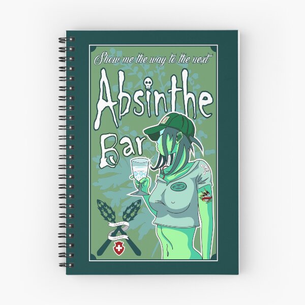 Item preview, Absinthe Bar Pinup designed and sold by Pierre Zuber.