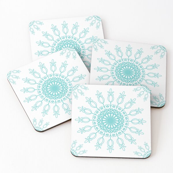 Item preview, Sketchy Flower Mandala Snowflake Vibes Repetitive Seamless Pattern designed and sold by marie-inks.