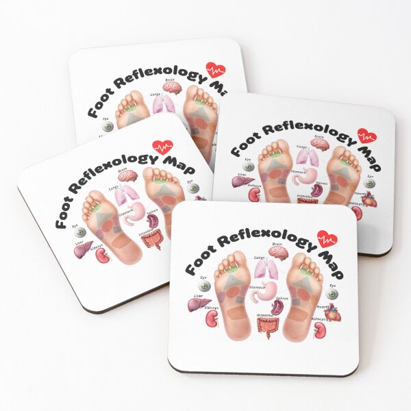 Item preview, Foot Reflexology Map designed and sold by The Shark  Designer.