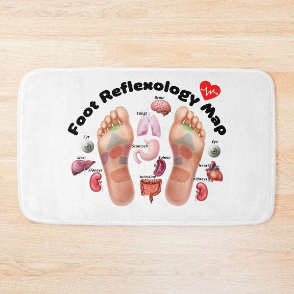 Item preview, Foot Reflexology Map designed and sold by The Shark  Designer.