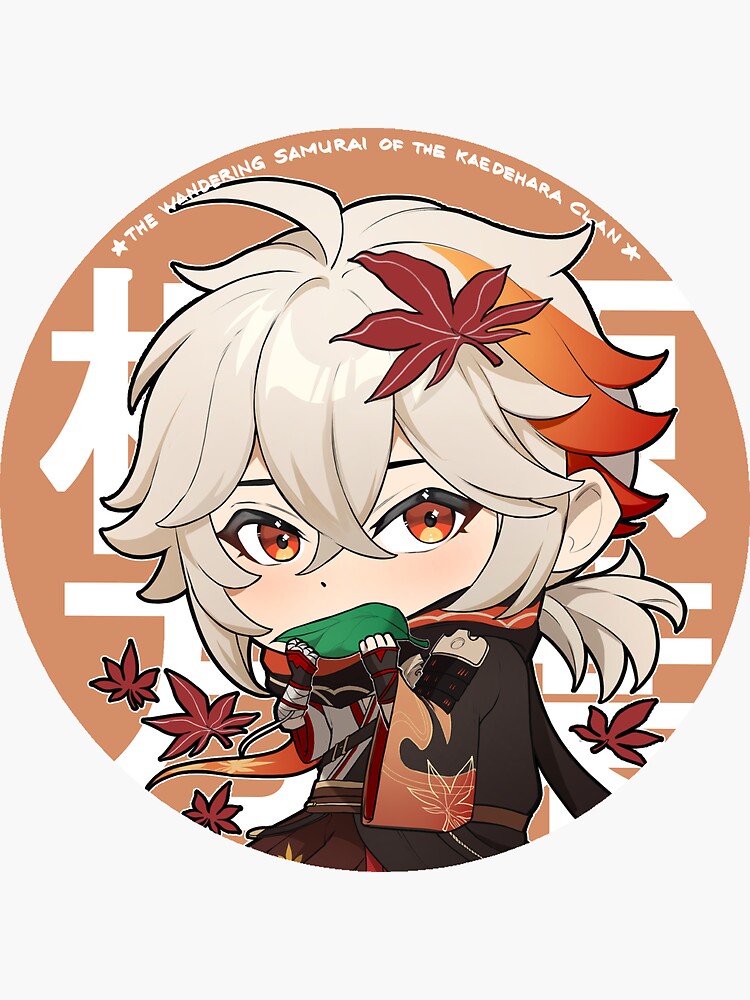 "Chibi Series Genshin Impact Kaedehara Kazuha (available as pin