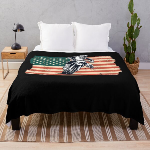 Item preview, Motocross USA Flag for 4th of July and Supercross designed and sold by starider.
