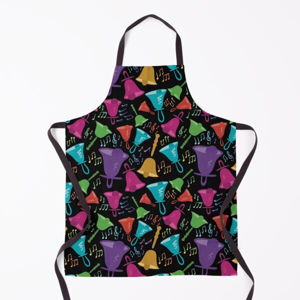 Item preview, Colorful Handbells And Notes Pattern designed and sold by SubtleSplit.